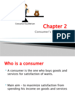 Chapter - 2 Consumer's Equilibrium
