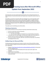 Symmetry Freezing After Office Updates 2022 - 7889977 - 01