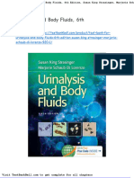 Test Bank For Urinalysis and Body Fluids 6th Edition Susan King Strasinger Marjorie Schaub Di Lorenzo 920 1