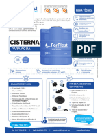 Cisterna Farplast - 2150l-Uso Comercial