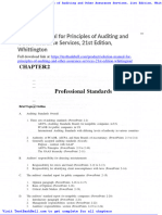 Solution Manual For Principles of Auditing and Other Assurance Services 21st Edition Whittington