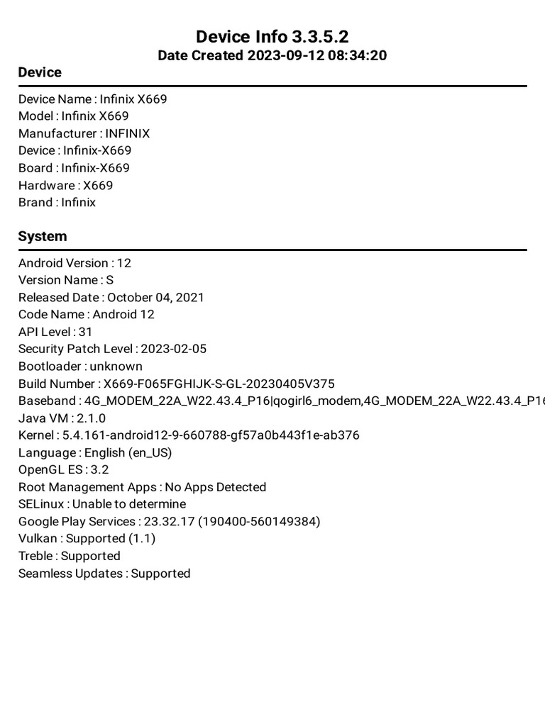 Device Info Plugin Flutter