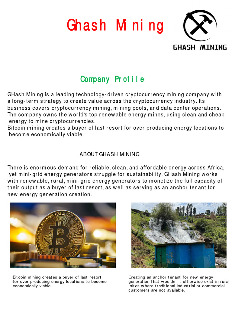 Ghash Mining | PDF | Cryptocurrency | Renewable Energy