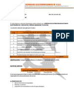 Cot049 Servicio de Automatizacion Ramon Serdice