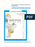 Solution Manual For Shelly Cashman Series Collection Microsoft Office 365 Office 2019 1st Edition Sandra Cable