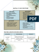 Desing Thinking-Fase Definir