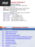 Chapter 2 Measurements in Chemistry