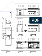 Front Elevation Right Side Elevation: 1 2 3 4 C B A D B' C' E D'