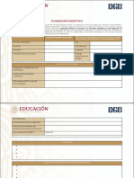 Formato de Planeación Didáctica Editable