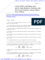 Solution Manual For Stat2 2nd Edition Ann Cannon George W Cobb Bradley A Hartlaub Julie M Legler Robin H Lock Thomas L Moore Allan J Rossman Jeffrey A Witmer