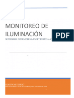 SEPT 2022 Monitoreo de Agentes Ocupacionales Iluminación - Externo