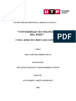 Aplicación Del Credito Fiscal