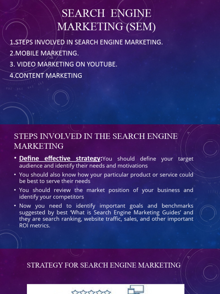 Search Engine and Mobile Marketing Guide | PDF | Search Engine ...