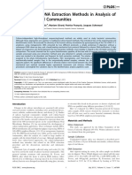 DNA Extraction Methods in Analysis of Salivary Bacterial Communities