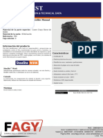 FT05 Bota de Seguridad Steelite Monsal S3 WR CI HRO SRC Negro FICHA TECNICA