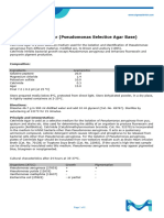 Cetrimide Agar (Pseudomonas Selectice Agar Base)