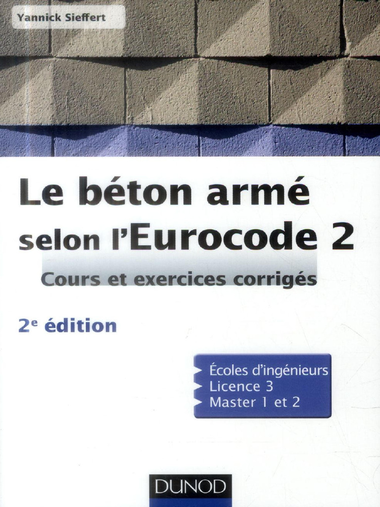 Dimensionnement en béton armé Eurocode 2 | PDF