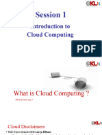 Session 1-Introduction To Cloud Computing