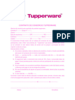 CONTRATO DE CONSÓRCIO TUPPERWARE e Recibo World