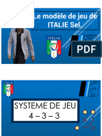 Model de Jeu ITALIE Football