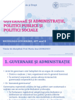 4.guvernare Si Administrație - Politici Publice