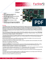 FarSync TE1e E1 PCIe Adapter Datasheet
