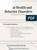 Mental Disorders