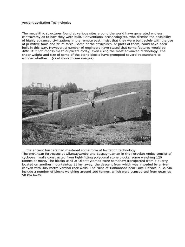 Tibetan Monks and Ancient Levitation | PDF | Art | History
