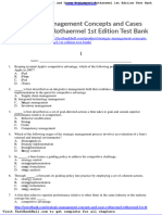 Strategic Management Concepts and Cases Rothaermel Rothaermel 1st Edition Test Bank