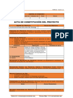 FGPR - 010 - 06 - Acta de Constitución Del Proyecto