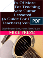 100's of More Tips For Teaching Private Guitar Lessons! - Mike Freze