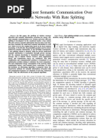 Energy Efficient Semantic Communication Over Wireless Networks With Rate Splitting