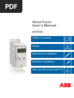 ABB VFD EN - ACS320 - SFUM - A - A4 User Manual