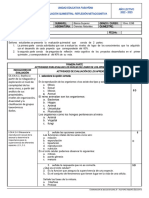 Matriz de Examen Quime 10mo