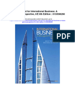 Solution Manual For International Business A Managerial Perspective 8 e 8th Edition 0133506290