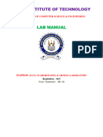 DM Lab Cse