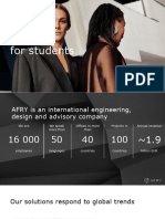 AFRY For Students - Presentation