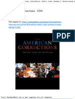 Test Bank For American Corrections 10th Edition Todd R Clear Michael D Reisig George F Cole