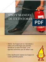 Uso y Manejo de Extintores