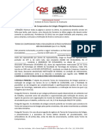 ANEXO C Termo de Compromisso de Estágio Obrigatório Não Remunerado-Com Informações Fatec Campinas