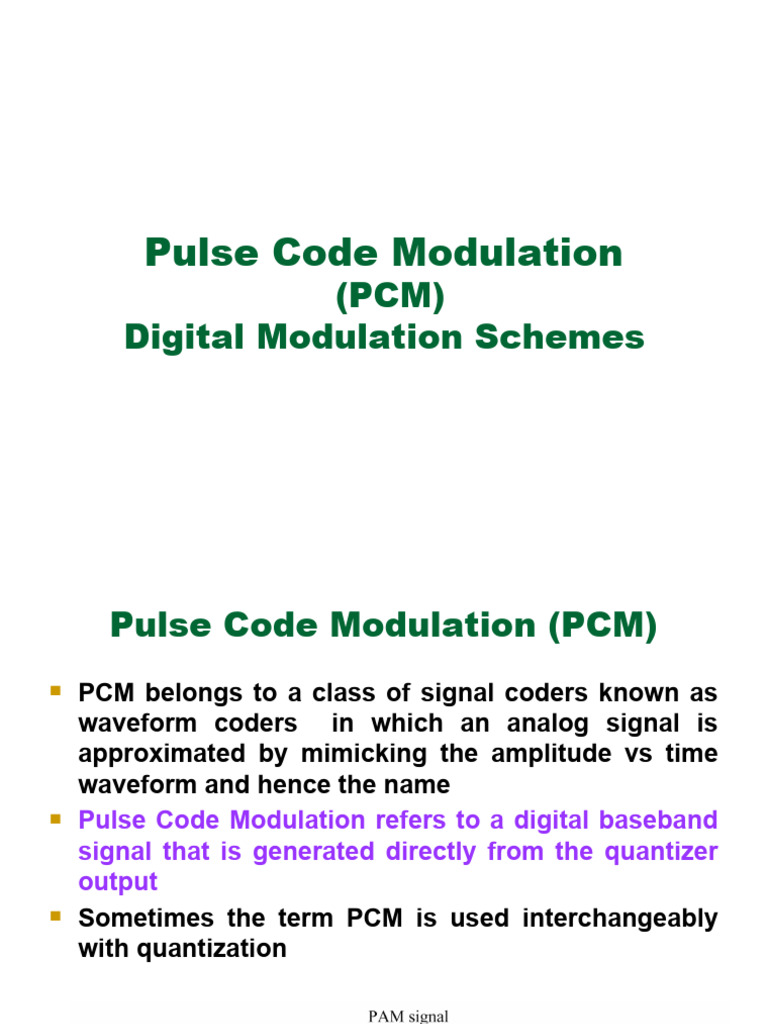 Comm. Sys. Lect. 10 | PDF | Modulation | Sampling (Signal Processing)