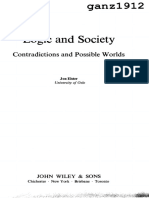 ELSTER, JON - Logic and Society (Contradictions and Possible Worlds) (OCR)