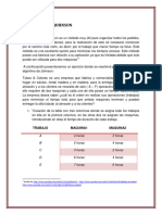 Ejercico Explicado Paso A Paso Del Algoritmo de Johnson A 2 Maquinas