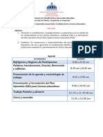Distrito 14-02 - Agenda Socialización Del PEI y Form. Centros Educativos