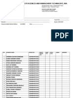 HND1 CHT Score Sheet 2023