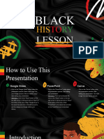 Black History Lesson Presentation
