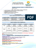 Pascom - Planejamento - 1 Semestre - 2022