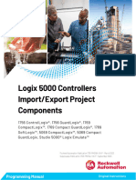 Logix5000 Controllers Import Export Projects Components