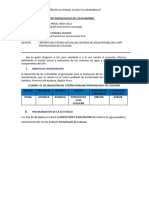 Informe Del Estado Sap Portachuelo de Culucan