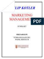 Philip Kotler Marketing Management Summa